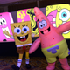 SpongeBob and Patrick at Pharrell Williams’ birthday party (yes, for real)